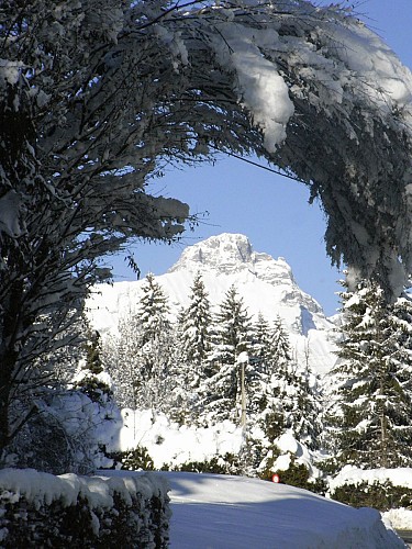 Snowshoes itinerary : "l'Alpage de Planset" loop