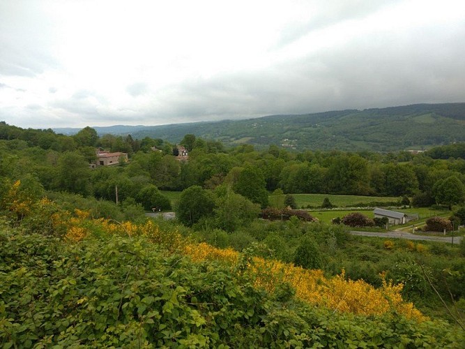 paysage depuis le sentier