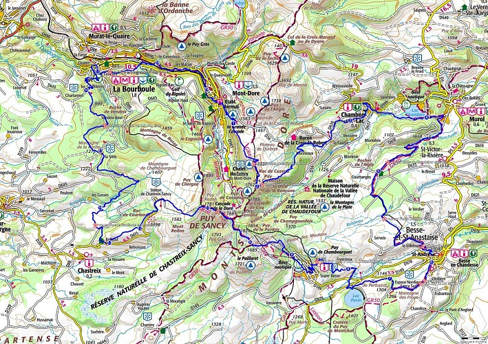 La boucle Sancy longue (au départ du Mont-Dore / 84 km)