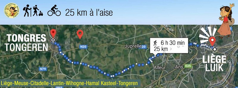 Trail Liège Meuse - Tongeren Onze Lieve Vrouw