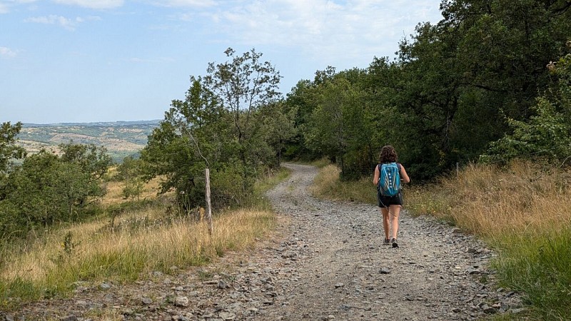 Sur le chemin en direction de Monteils