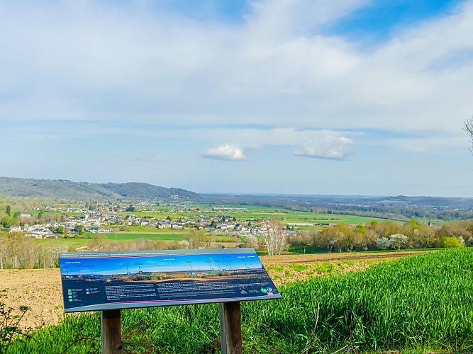 Vue sur la plaine de Nay