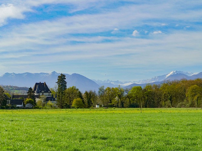 Point de vue vers les Pyrénées