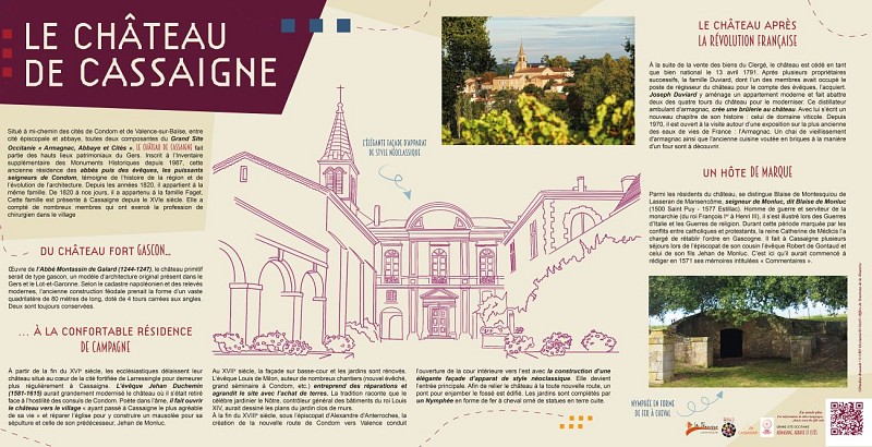 Parcours découverte du village de Cassaigne_Condom