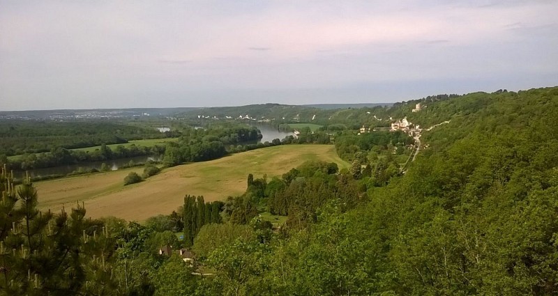 La Roche Guyon et la vallée de la Seine