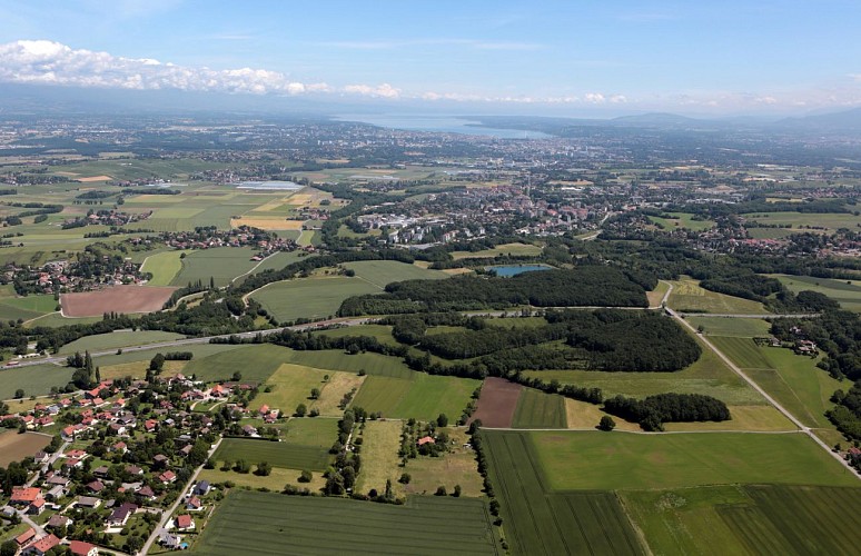 Landschaften zwischen Frankreich und der Schweiz: Soral - Thairy – Laconnex