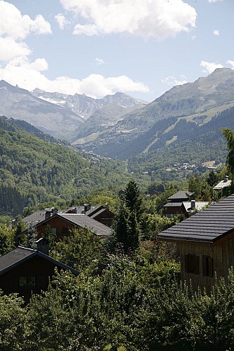 Fietsen op de Col de la Loze (kant Méribel-Mottaret)