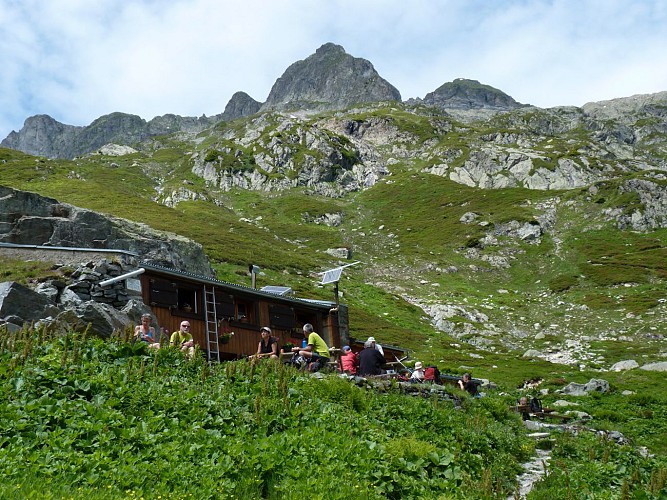 Wanderung zur Berghütte La Pierre in Bérard