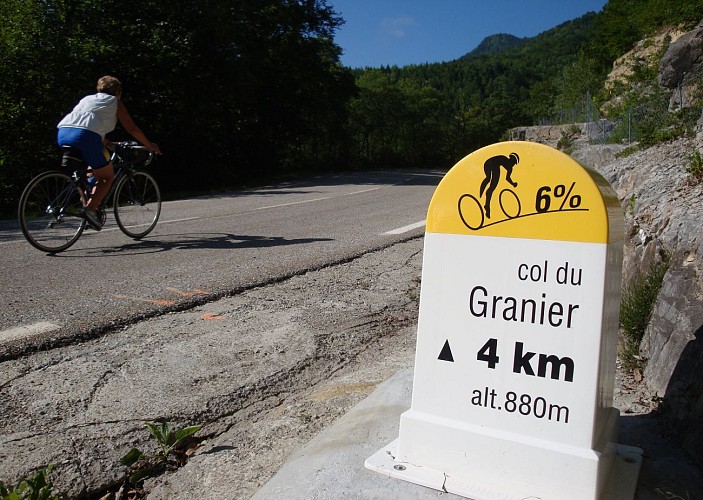 De Col du Granier opfietsen