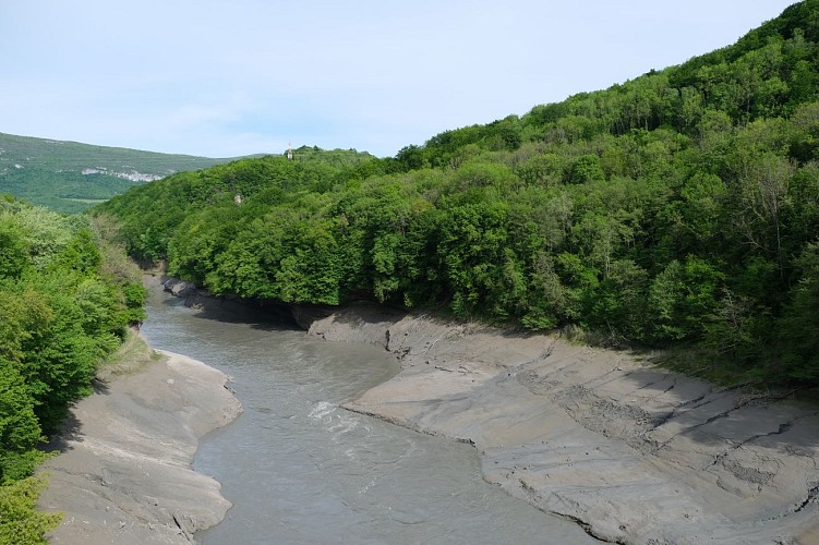 Rundwanderweg : de Nant en Rhône