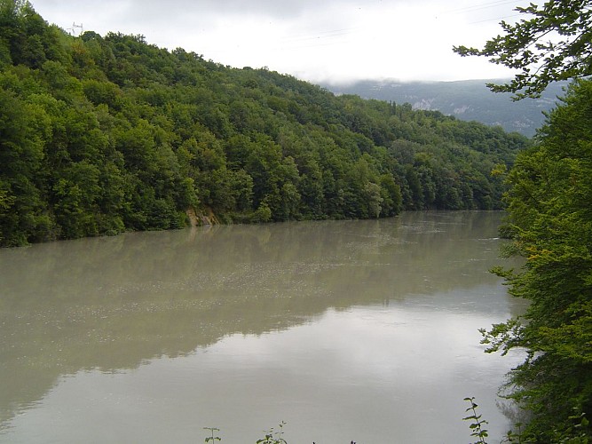 Rundwanderweg : de Nant en Rhône