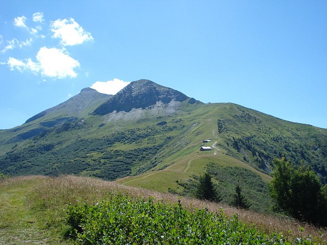 Le Mont Joly depuis Saint Nicolas de Véroce