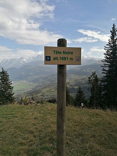 Croix de Tête Noire - Wanderweg_Cordon