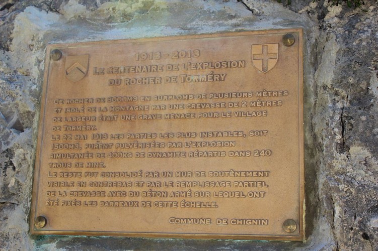 Plaque commémorative, 1913