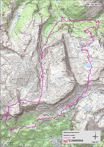 Tour des Fiz - Etappe 4 - Refuge de Platé > Plaine Joux (1337m)