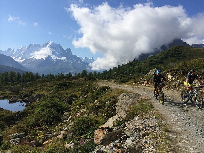MTB trail - B : From Vallorcine to Chalet de Loriaz