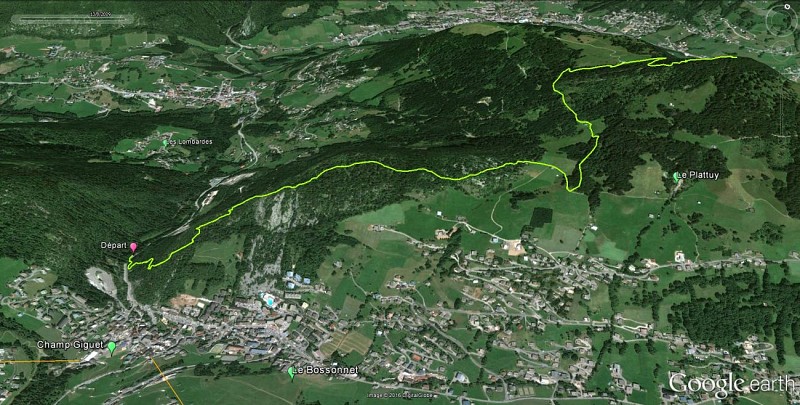 Le Danay by the village