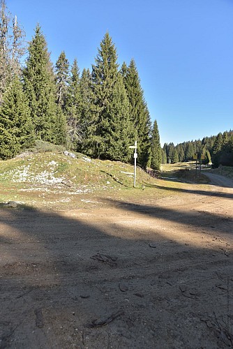 Teppe de Lachat - suivre à gauche