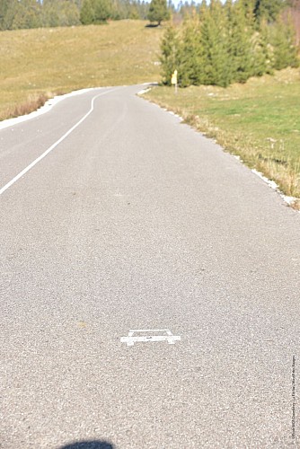 Blanck track for VTC - From la Feclaz