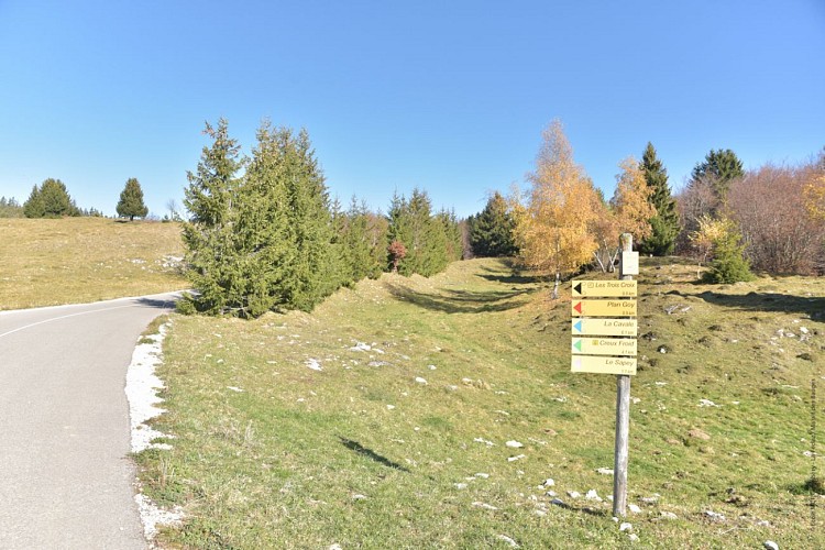 Blanck track for VTC - From la Feclaz