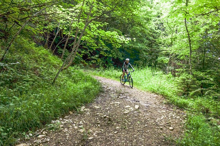 Circuit VTT Aillons Margériaz 1000 - Lac de la Thuile