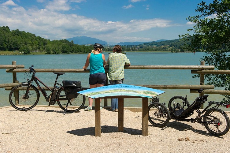 ViaRhôna mit dem Fahrrad - Etappe 04 - Vulbens > Seyssel