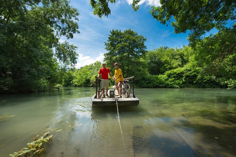 ViaRhôna road cycling - 11th stage - St-Romain-en-Gal / Vienne > Sablons