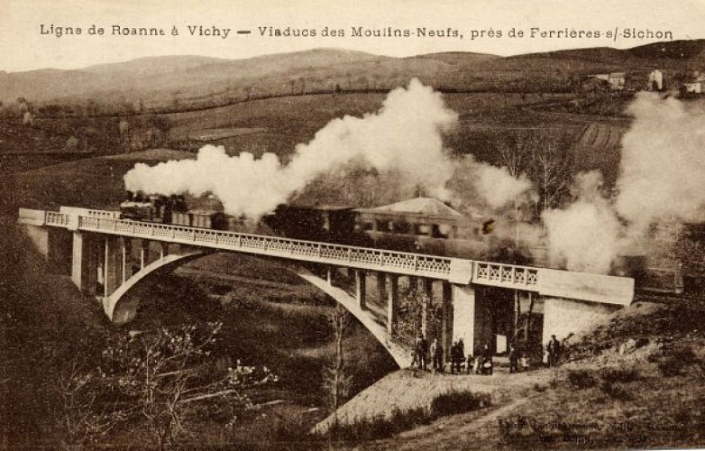 Le viaduc du Moulin Neuf à Ferrières-sur-Sichon