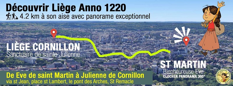 Découvrir Liège - Anno 1220 - De Saint-Martin à Cornillon