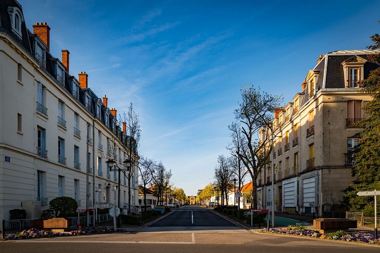 Vue aérienne de la Cité Jardin