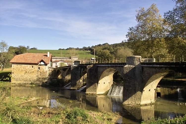 Bergouey pont romain et Moulin