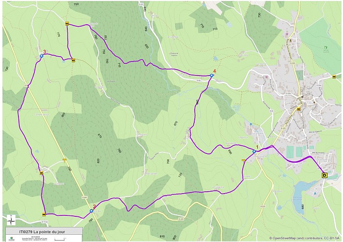 La pointe du jour carte