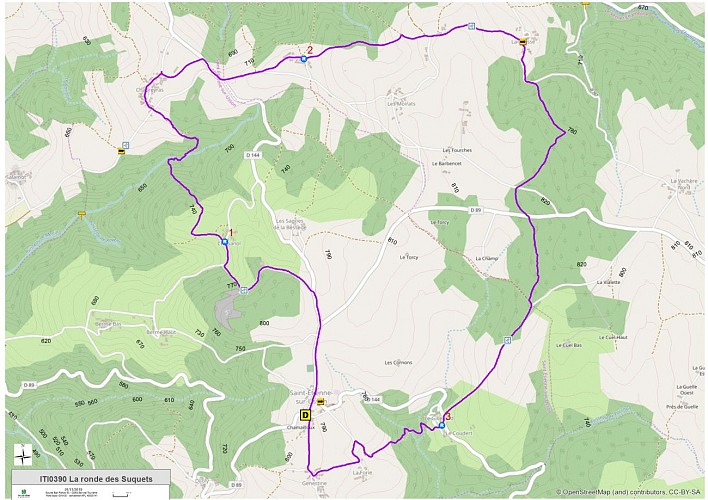 La ronde des Suquets (carte)