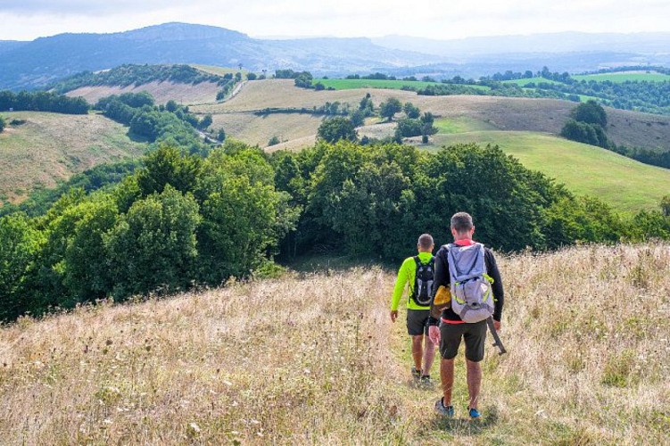 La descente du Serre Pountchut