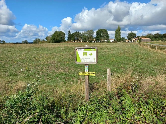 Balisage le sentier des Chapelles