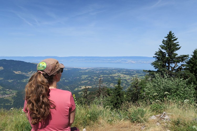 Hiking at Tréchauffé summit_La Forclaz