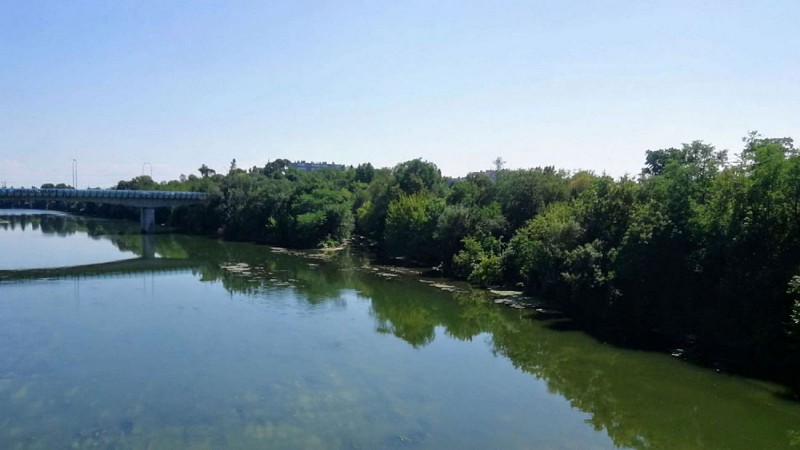 la Garonne vue du pont de Blagnac