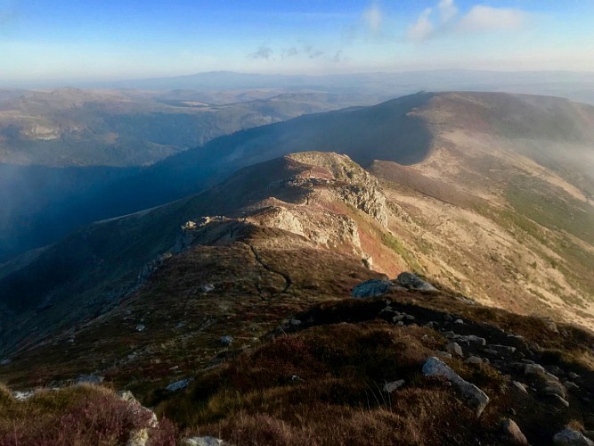 Parcours trail 15 - Plomb du Cantal Prés Marty