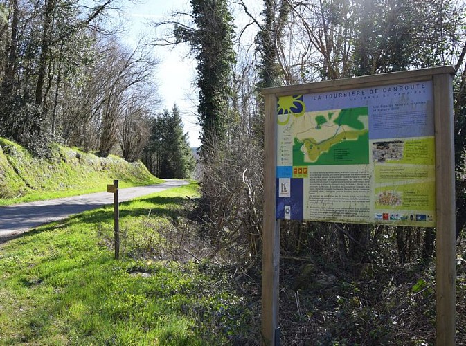 Tourbière de Canroute - Sentier des vaches