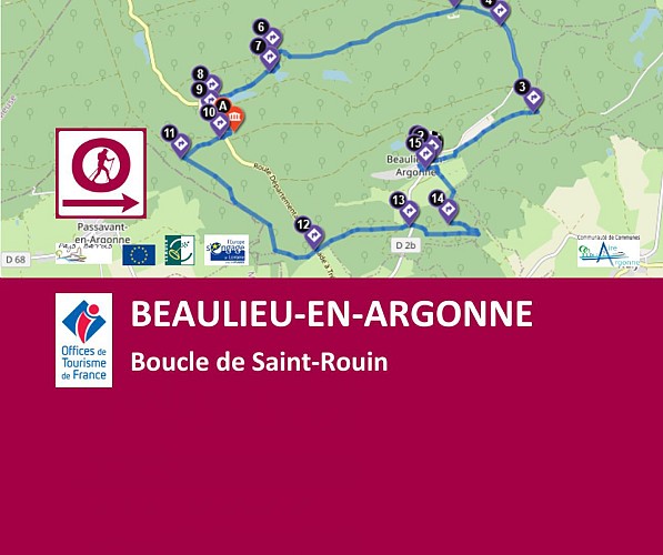 Beaulieu-en-Argonne - Boucle de Saint-Rouin