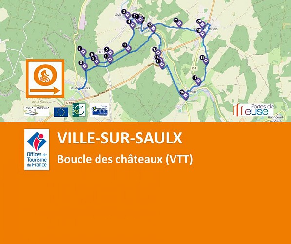 Ville-sur-Saulx - Boucle des Châteaux (VTT)