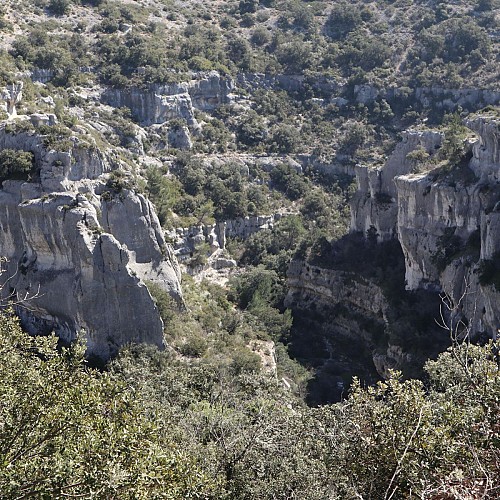 Les gorges vue de la rive Droite