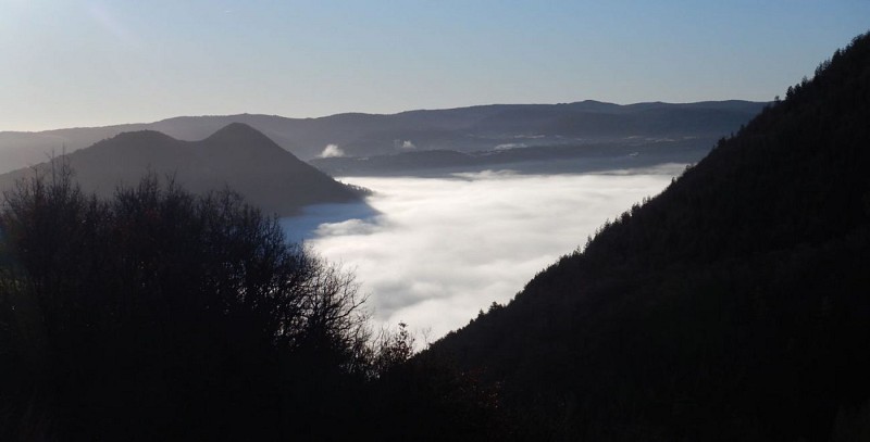 Vallée de la Dourbie vue du Larzac
