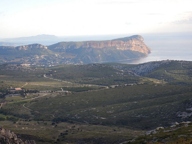 Cassis vu du Mt Carpiagne