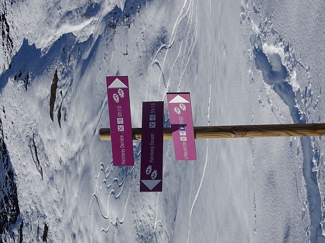 Itinéraire raquettes - Plateau de la Croix / Porcherey