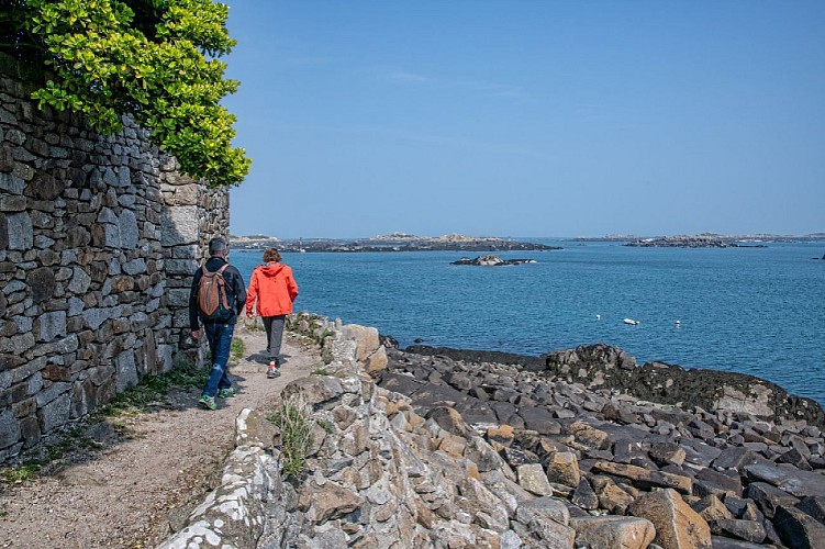 A pied - L'Archipel de Chausey