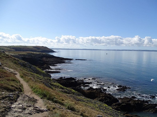 En arrivant à la Pointe de Tal ar Grip