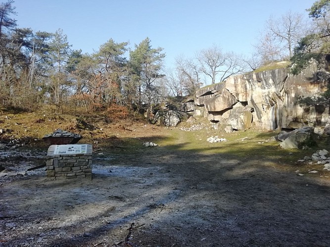 De doortocht door de zandduinen