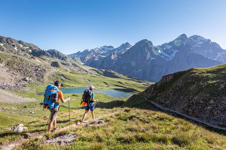 Les trois lacs - Wandelroute