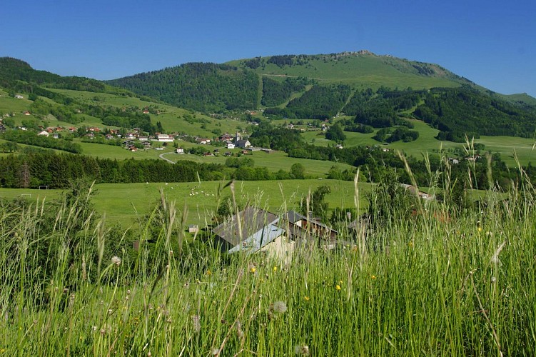 Hiking "Crêtes d'Hirmentaz"